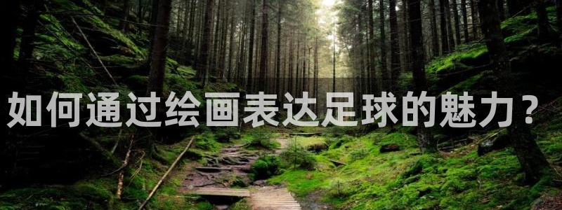 如何通过绘画表达足球的魅力？